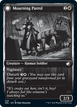 Mourning Patrol // Morning Apparition [Innistrad: Double Feature] | Gear Gaming Fayetteville