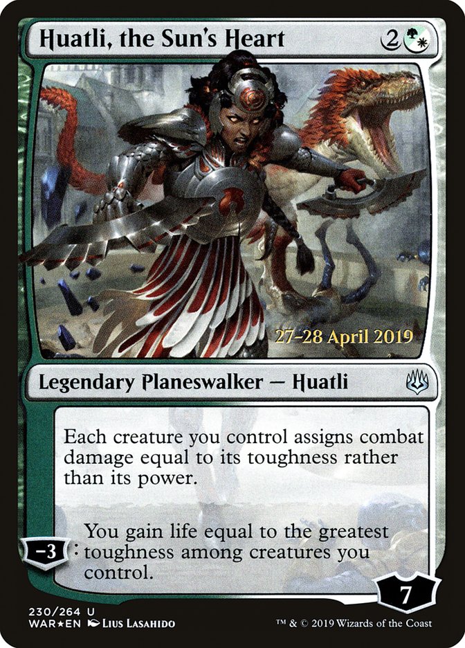 Huatli, the Sun's Heart [War of the Spark Prerelease Promos] | Gear Gaming Fayetteville