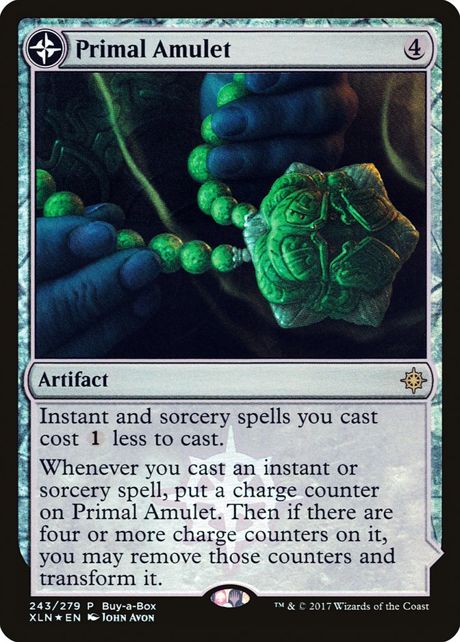 Primal Amulet // Primal Wellspring (Buy-A-Box) [Ixalan Treasure Chest] | Gear Gaming Fayetteville