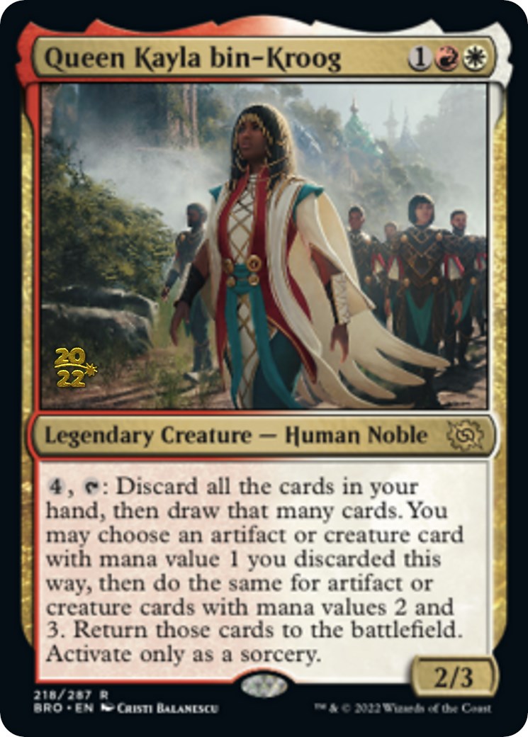 Queen Kayla bin-Kroog [The Brothers' War Prerelease Promos] | Gear Gaming Fayetteville