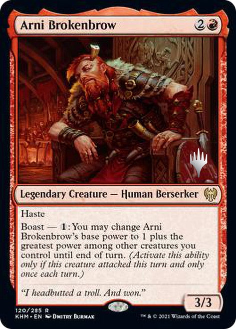 Arni Brokenbrow (Promo Pack) [Kaldheim Promos] | Gear Gaming Fayetteville