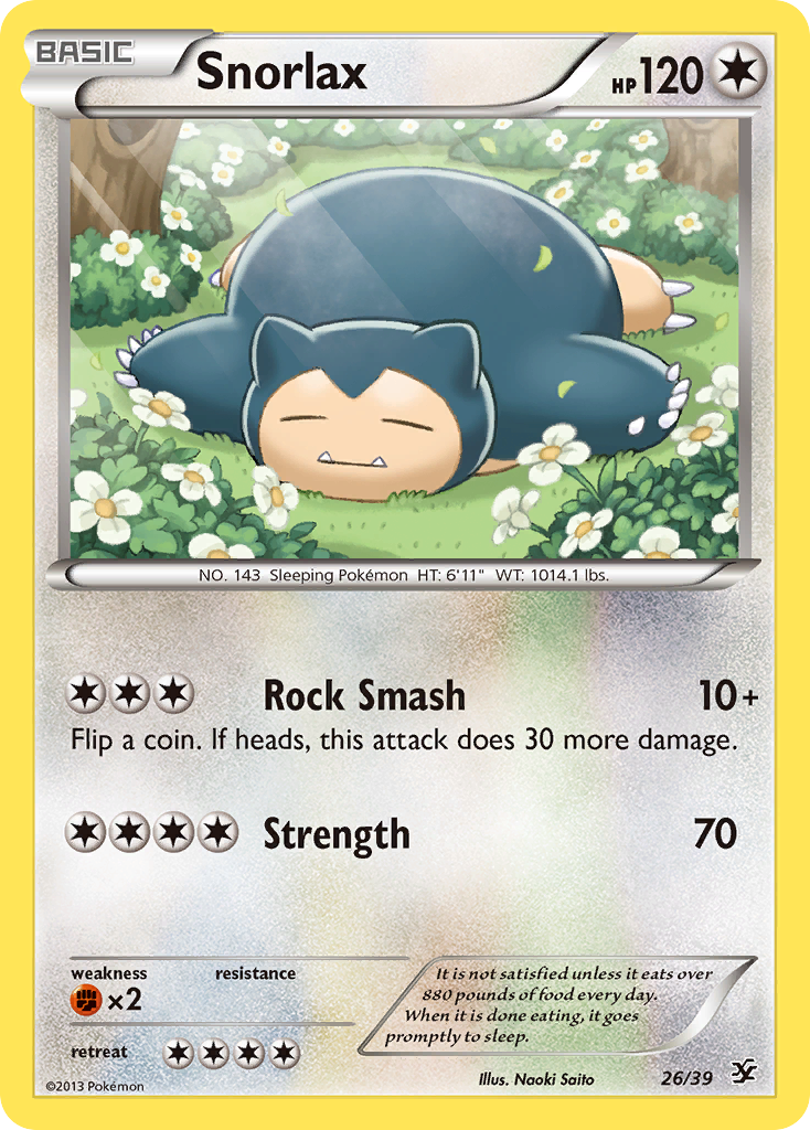 Snorlax (26/39) [XY: Kalos Starter Set] | Gear Gaming Fayetteville