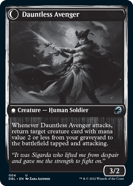 Bereaved Survivor // Dauntless Avenger [Innistrad: Double Feature] | Gear Gaming Fayetteville