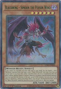 Blackwing - Simoon the Poison Wind (Green) [LDS2-EN040] Ultra Rare | Gear Gaming Fayetteville