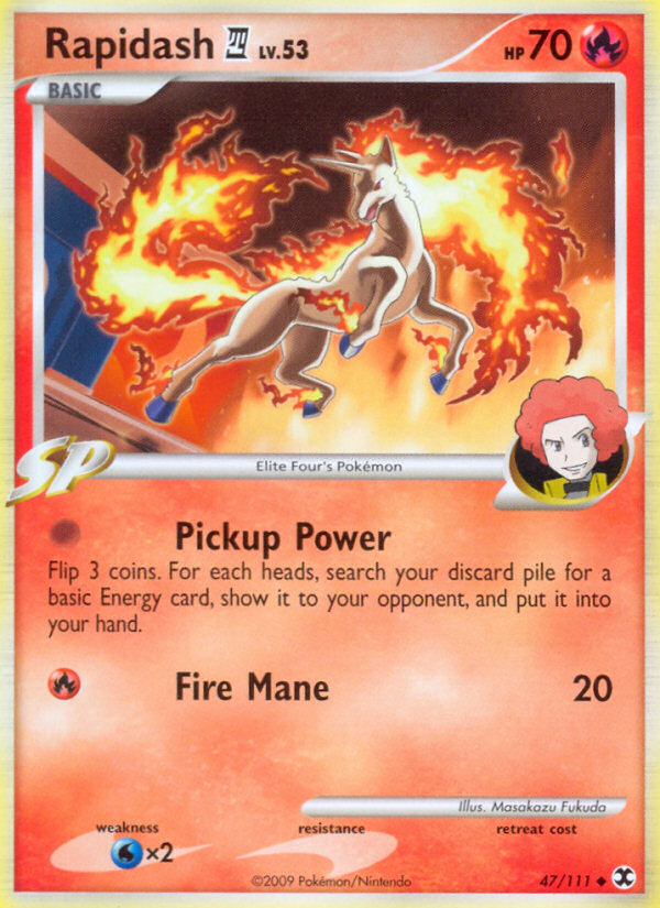 Rapidash (47/111) [Platinum: Rising Rivals] | Gear Gaming Fayetteville