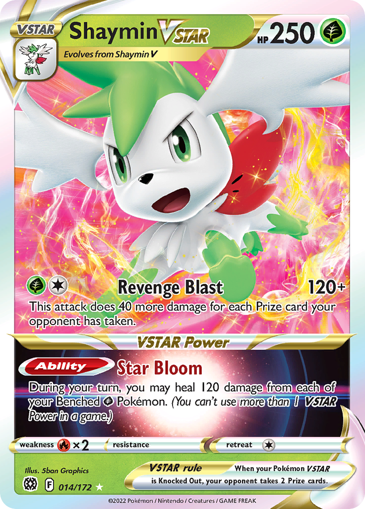 Shaymin VSTAR (014/172) (Jumbo Card) [Sword & Shield: Brilliant Stars] | Gear Gaming Fayetteville