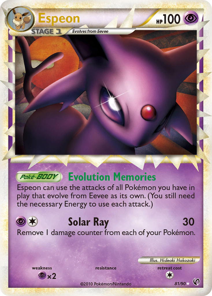 Espeon (81/90) [HeartGold & SoulSilver: Undaunted] | Gear Gaming Fayetteville