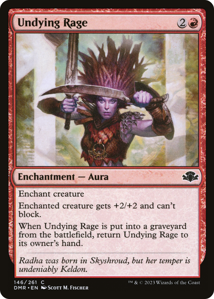 Undying Rage [Dominaria Remastered] | Gear Gaming Fayetteville