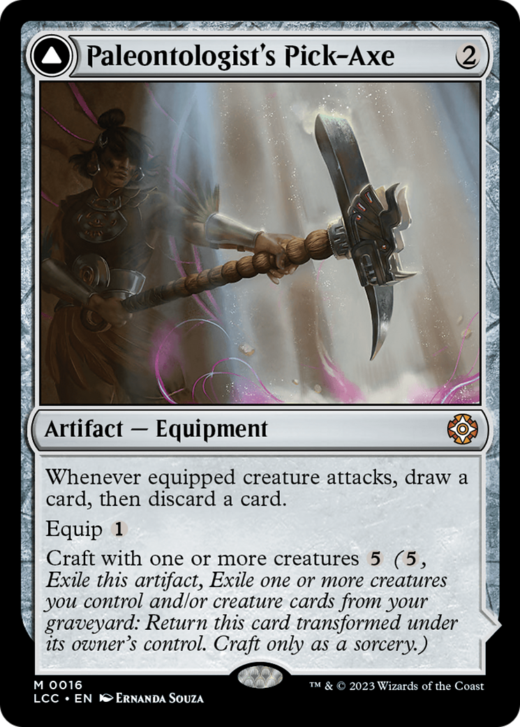 Paleontologist's Pick-Axe [The Lost Caverns of Ixalan Commander] | Gear Gaming Fayetteville