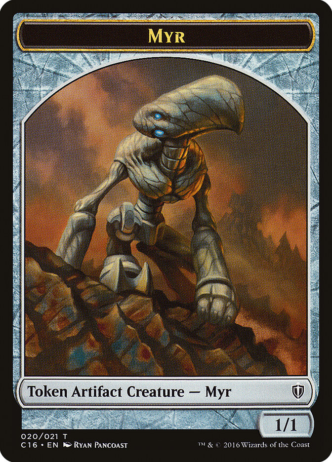 Myr // Bird (002) Double-Sided Token [Commander 2016 Tokens] | Gear Gaming Fayetteville