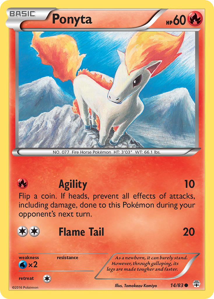 Ponyta (14/83) [XY: Generations] | Gear Gaming Fayetteville