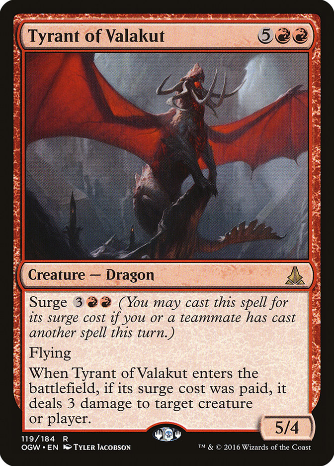 Tyrant of Valakut [Oath of the Gatewatch] | Gear Gaming Fayetteville