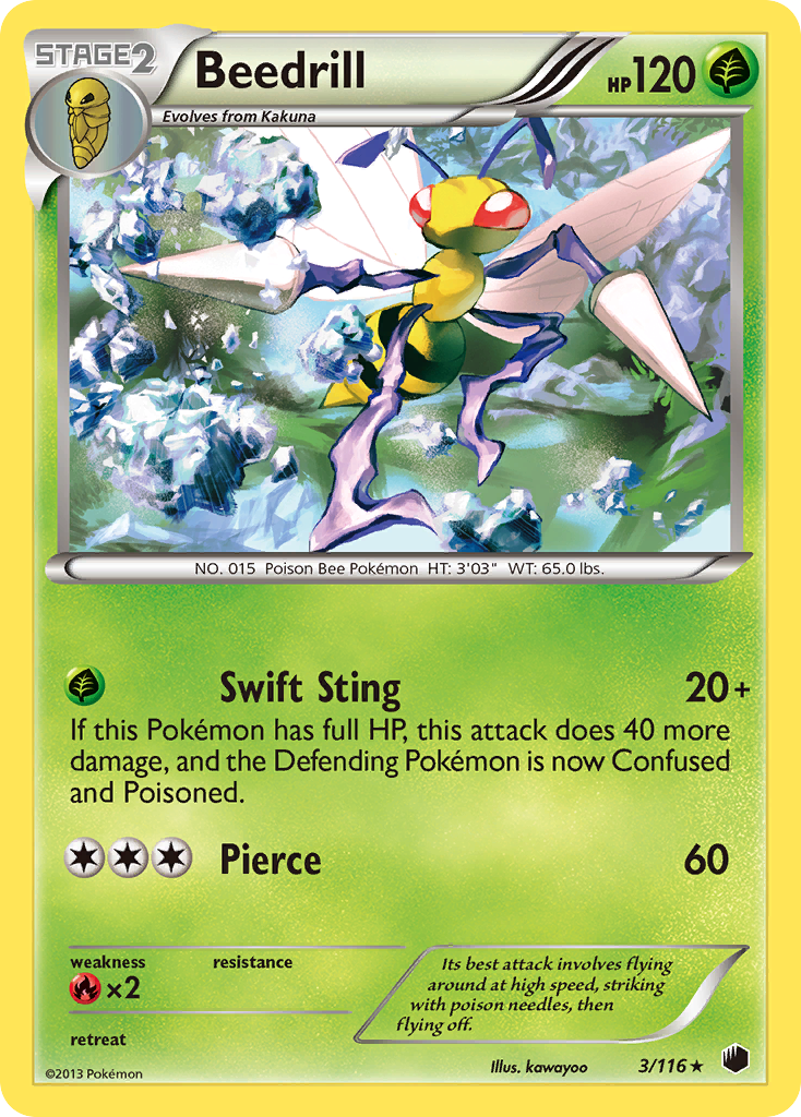 Beedrill (3/116) [Black & White: Plasma Freeze] | Gear Gaming Fayetteville