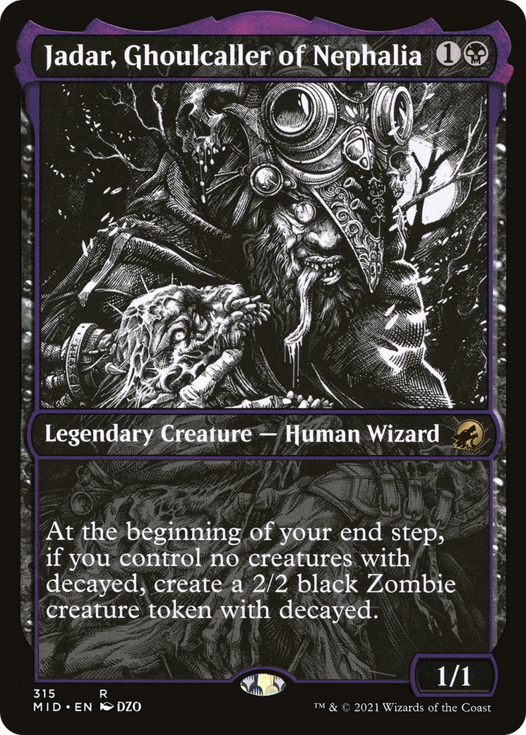 Jadar, Ghoulcaller of Nephalia (Showcase Eternal Night) [Innistrad: Midnight Hunt] | Gear Gaming Fayetteville