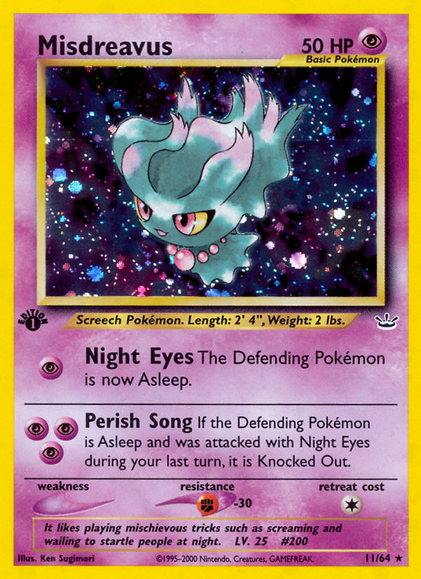 Misdreavus (11/64) [Neo Revelation 1st Edition] | Gear Gaming Fayetteville