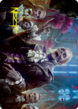 Undead Butler Art Card (Gold-Stamped Signature) [Innistrad: Crimson Vow Art Series] | Gear Gaming Fayetteville