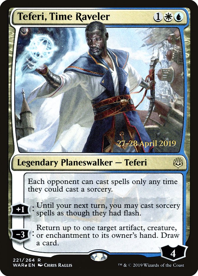 Teferi, Time Raveler [War of the Spark Prerelease Promos] | Gear Gaming Fayetteville