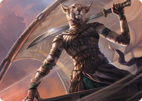 Mirri, Weatherlight Duelist Art Card [Commander Masters Art Series] | Gear Gaming Fayetteville
