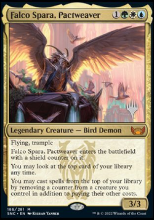 Falco Spara, Pactweaver (Promo Pack) [Streets of New Capenna Promos] | Gear Gaming Fayetteville