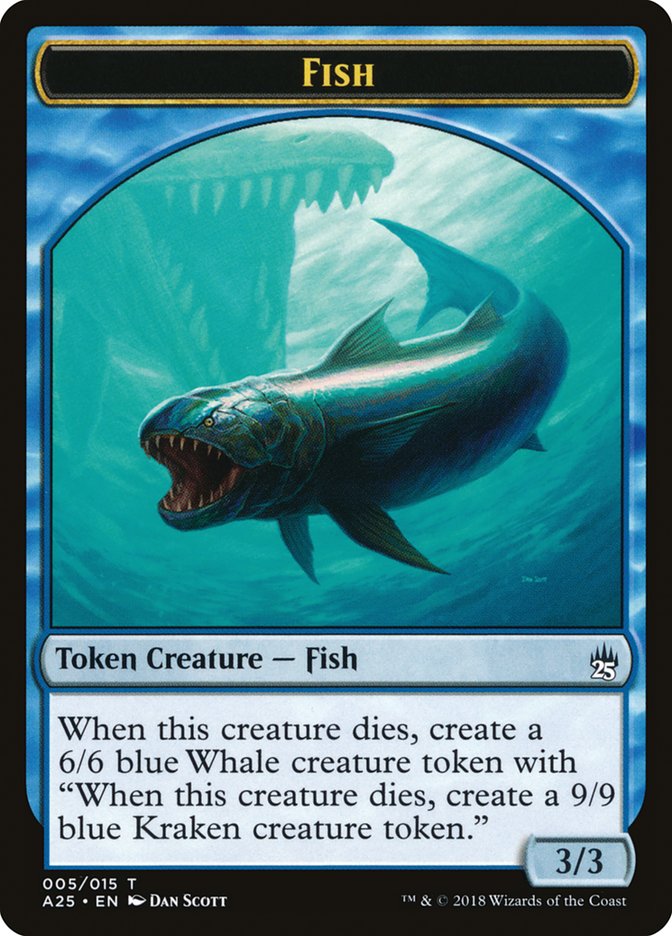 Fish Token [Masters 25 Tokens] | Gear Gaming Fayetteville