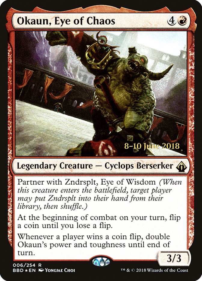 Okaun, Eye of Chaos [Battlebond Prerelease Promos] | Gear Gaming Fayetteville