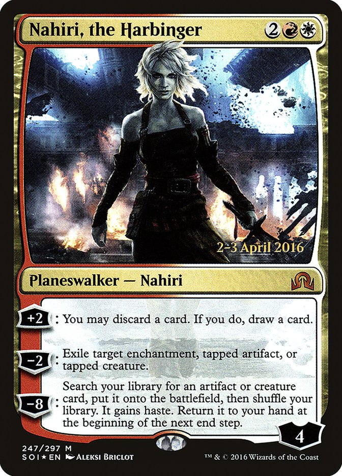 Nahiri, the Harbinger [Shadows over Innistrad Prerelease Promos] | Gear Gaming Fayetteville