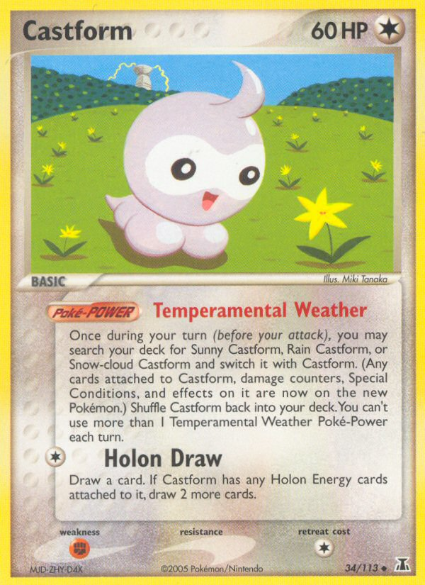 Castform (34/113) [EX: Delta Species] | Gear Gaming Fayetteville