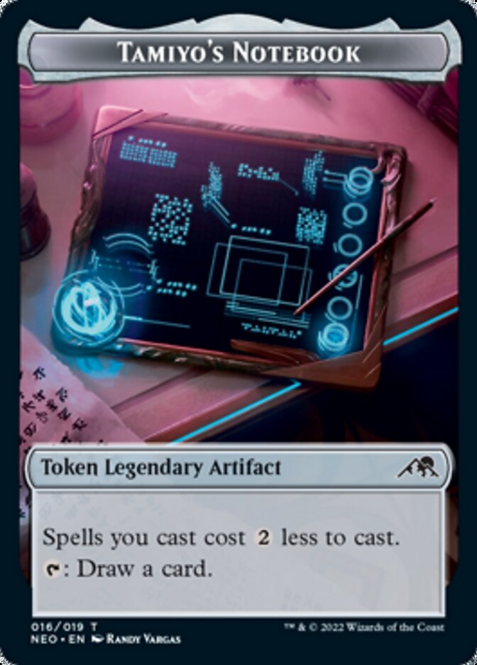 Tamiyo's Notebook Token [Kamigawa: Neon Dynasty Tokens] | Gear Gaming Fayetteville