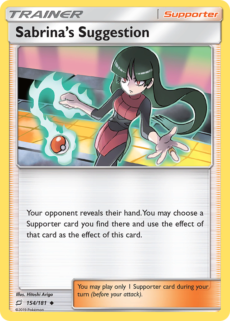 Sabrina's Suggestion (154/181) [Sun & Moon: Team Up] | Gear Gaming Fayetteville