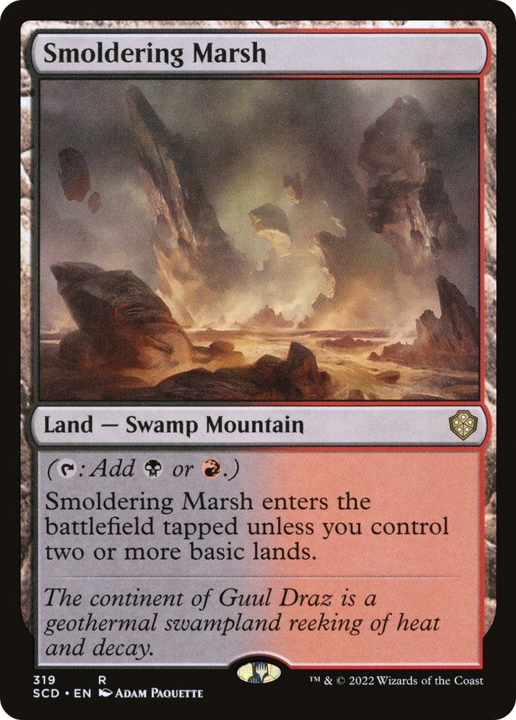 Smoldering Marsh [Starter Commander Decks] | Gear Gaming Fayetteville