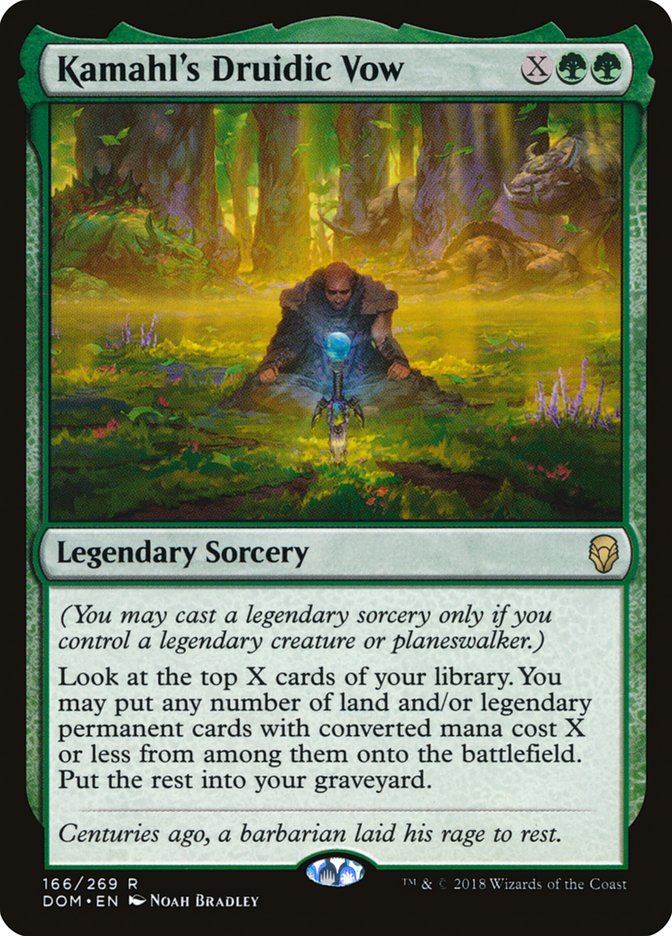 Kamahl's Druidic Vow [Dominaria] | Gear Gaming Fayetteville