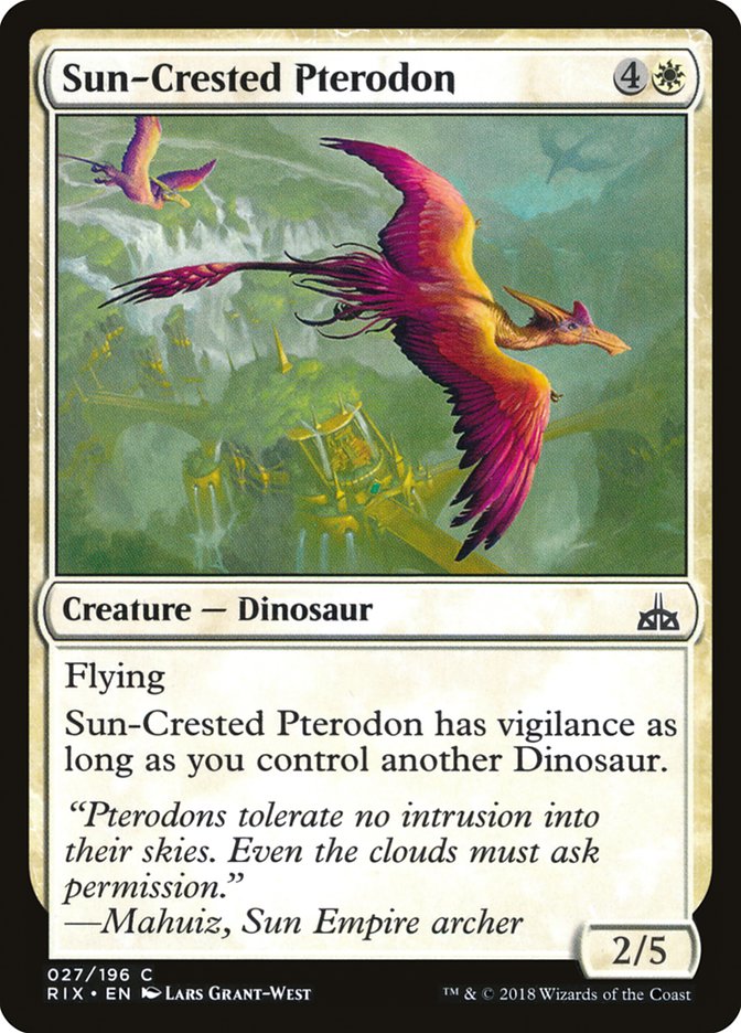 Sun-Crested Pterodon [Rivals of Ixalan] | Gear Gaming Fayetteville