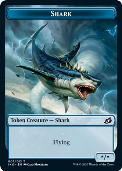 Pegasus // Shark Double-Sided Token [Challenger Decks 2021 Tokens] | Gear Gaming Fayetteville