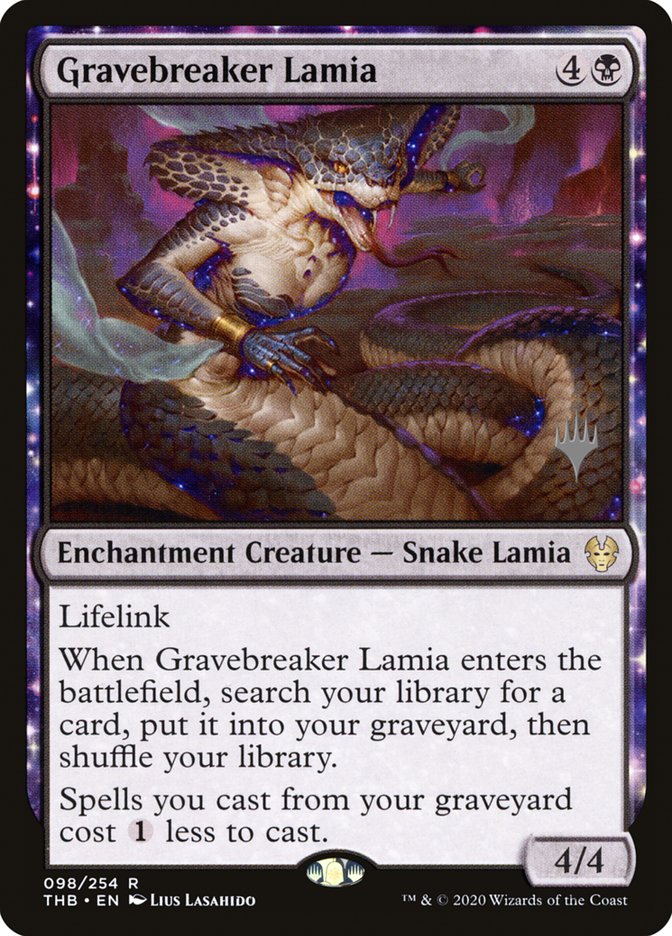 Gravebreaker Lamia (Promo Pack) [Theros Beyond Death Promos] | Gear Gaming Fayetteville