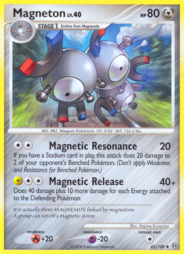 Magneton (42/100) [Diamond & Pearl: Stormfront] | Gear Gaming Fayetteville