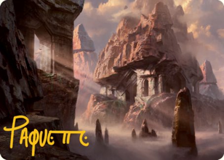 Mountain (277) Art Card (Gold-Stamped Signature) [Dungeons & Dragons: Adventures in the Forgotten Realms Art Series] | Gear Gaming Fayetteville