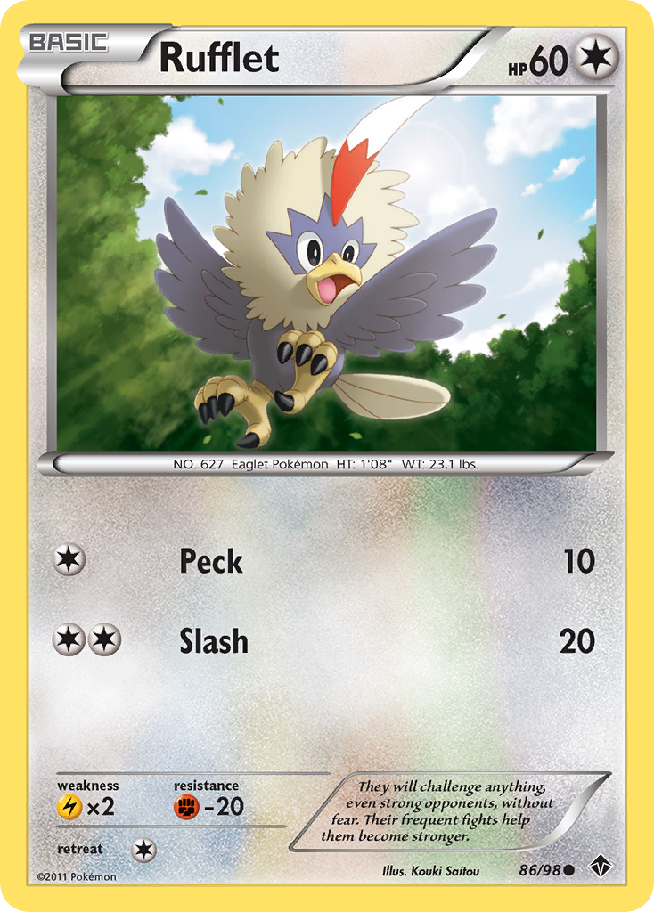 Rufflet (86/98) [Black & White: Emerging Powers] | Gear Gaming Fayetteville