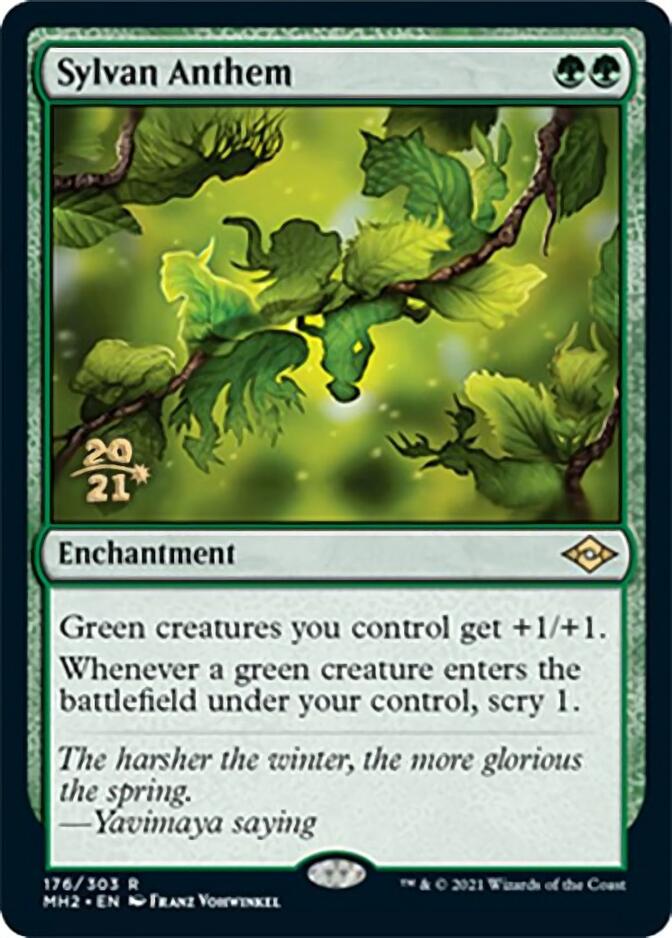 Sylvan Anthem [Modern Horizons 2 Prerelease Promos] | Gear Gaming Fayetteville