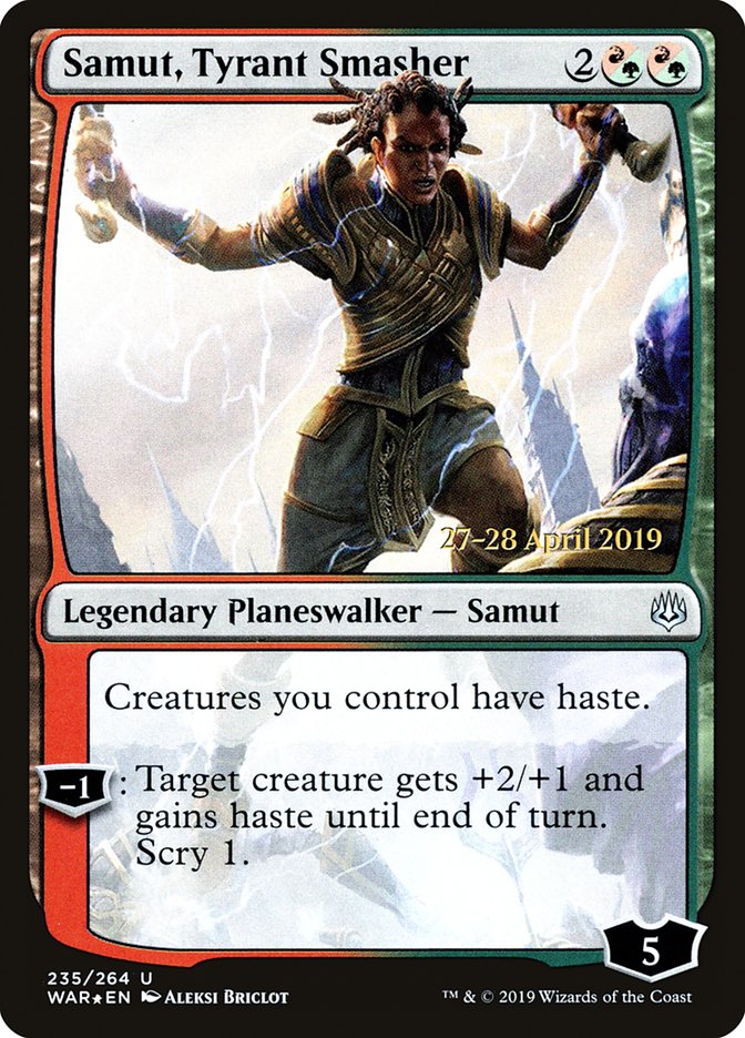 Samut, Tyrant Smasher [War of the Spark Prerelease Promos] | Gear Gaming Fayetteville