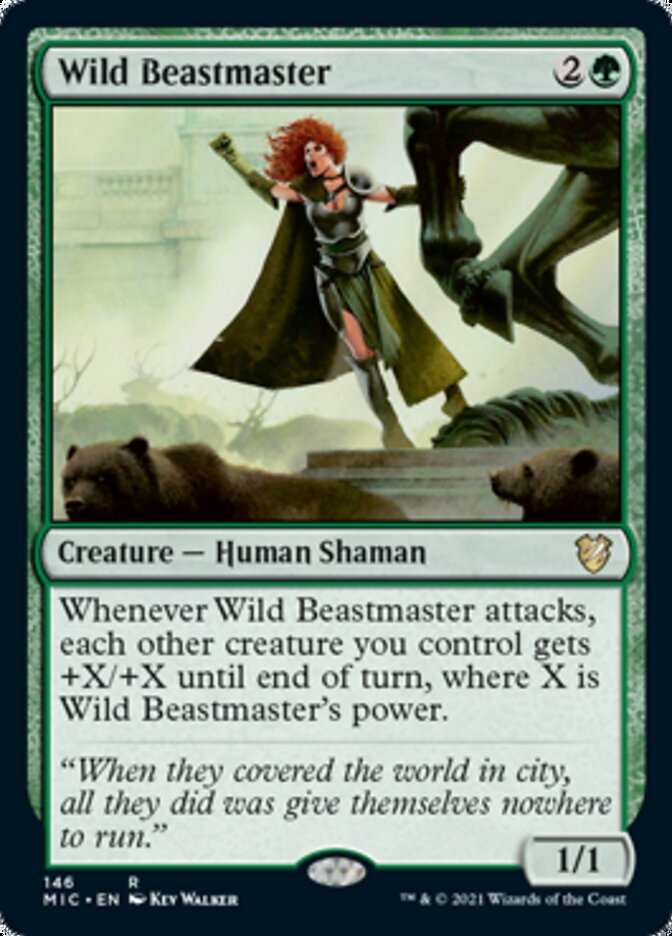 Wild Beastmaster [Innistrad: Midnight Hunt Commander] | Gear Gaming Fayetteville