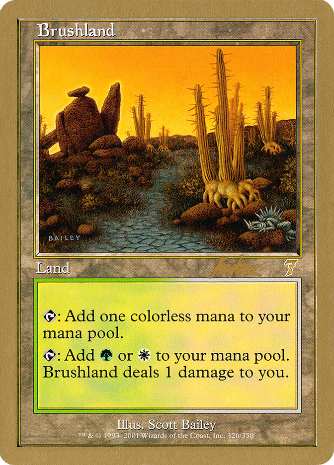 Brushland (Brian Kibler) [World Championship Decks 2002] | Gear Gaming Fayetteville