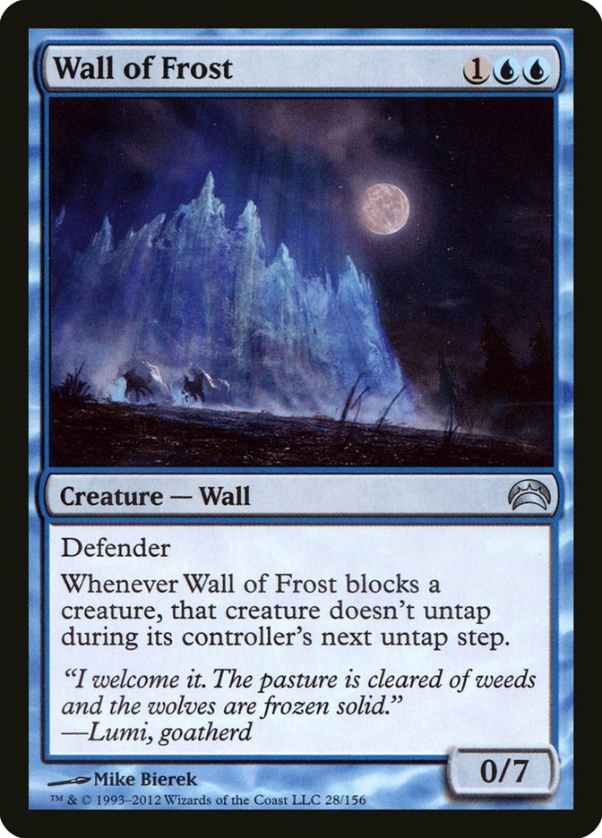 Wall of Frost [Planechase 2012] | Gear Gaming Fayetteville