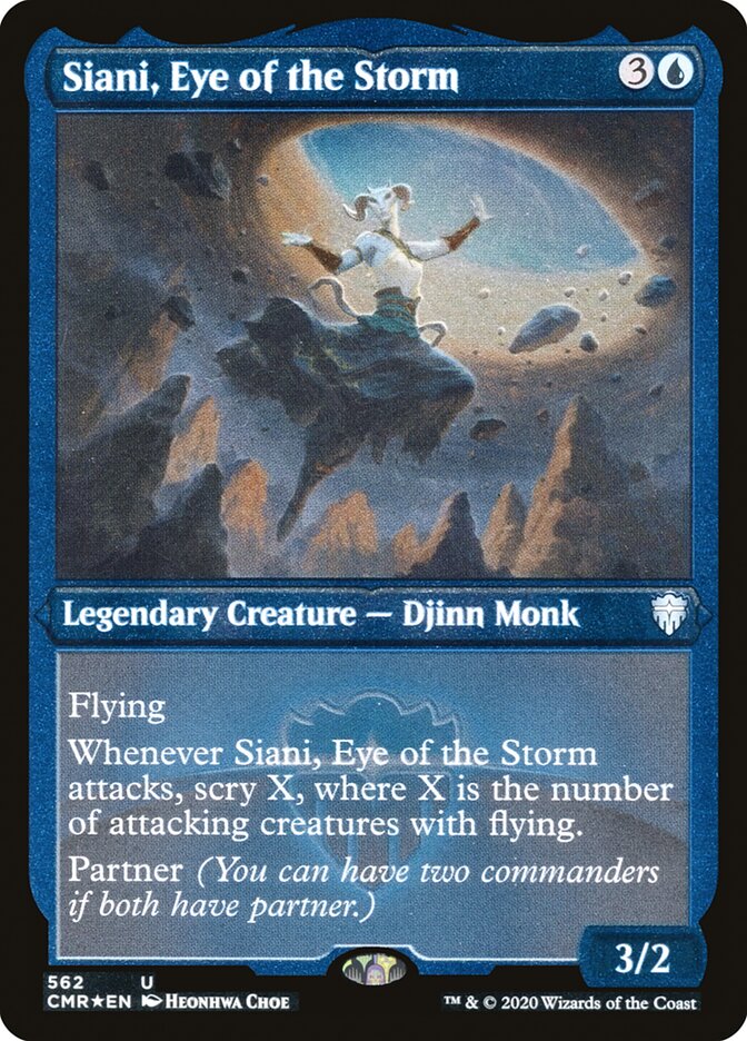 Siani, Eye of the Storm (Etched) [Commander Legends] | Gear Gaming Fayetteville