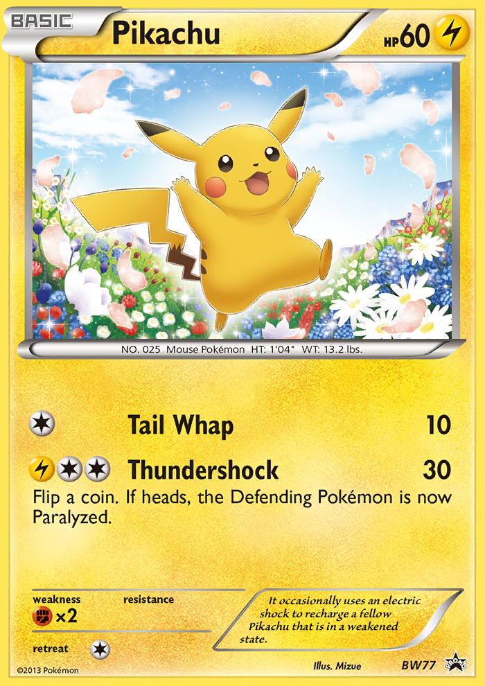 Pikachu (BW77) [Black & White: Black Star Promos] | Gear Gaming Fayetteville