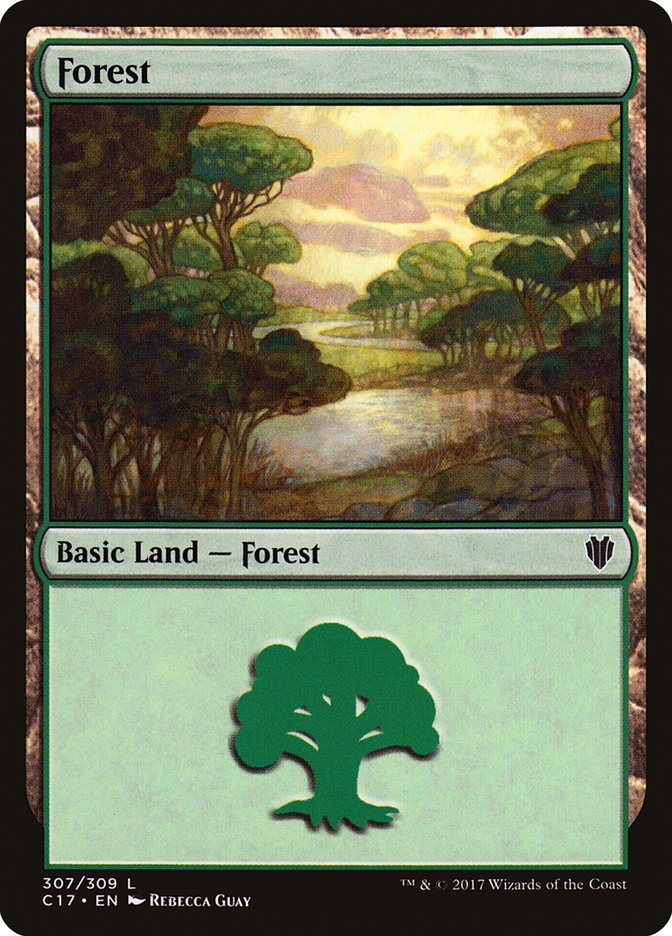 Forest (307) [Commander 2017] | Gear Gaming Fayetteville