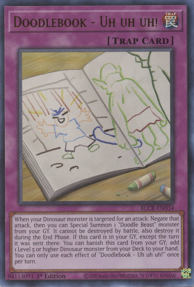 Doodlebook - Uh uh uh! [BLCR-EN034] Ultra Rare | Gear Gaming Fayetteville