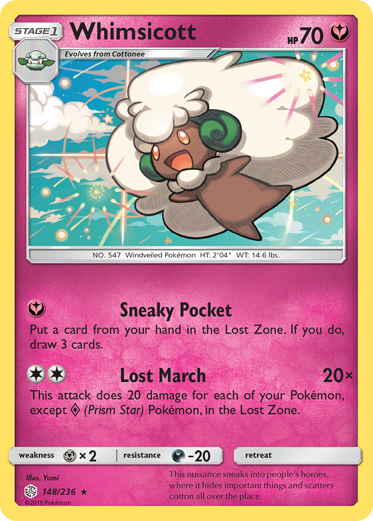 Whimsicott (148/236) [Sun & Moon: Cosmic Eclipse] | Gear Gaming Fayetteville