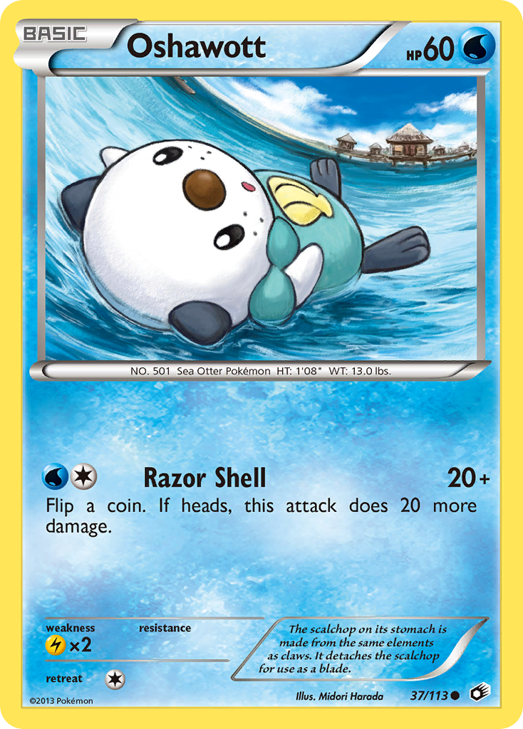 Oshawott (37/113) [Black & White: Legendary Treasures] | Gear Gaming Fayetteville