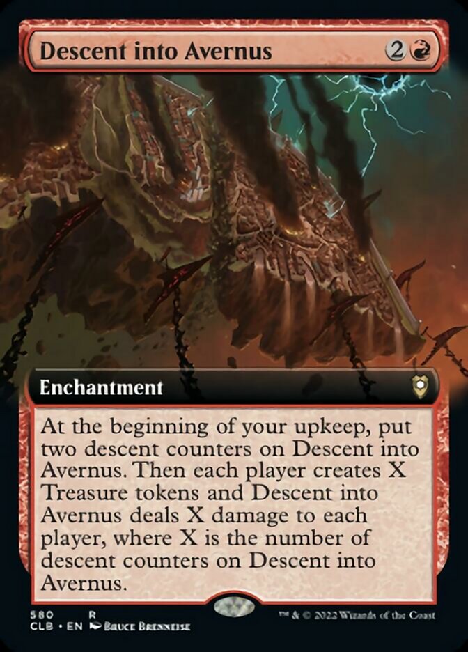 Descent into Avernus (Extended Art) [Commander Legends: Battle for Baldur's Gate] | Gear Gaming Fayetteville