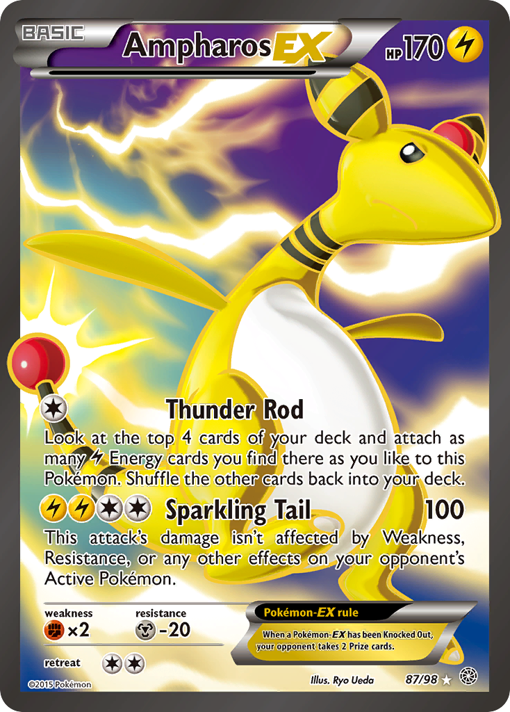 Ampharos EX (87/98) [XY: Ancient Origins] | Gear Gaming Fayetteville